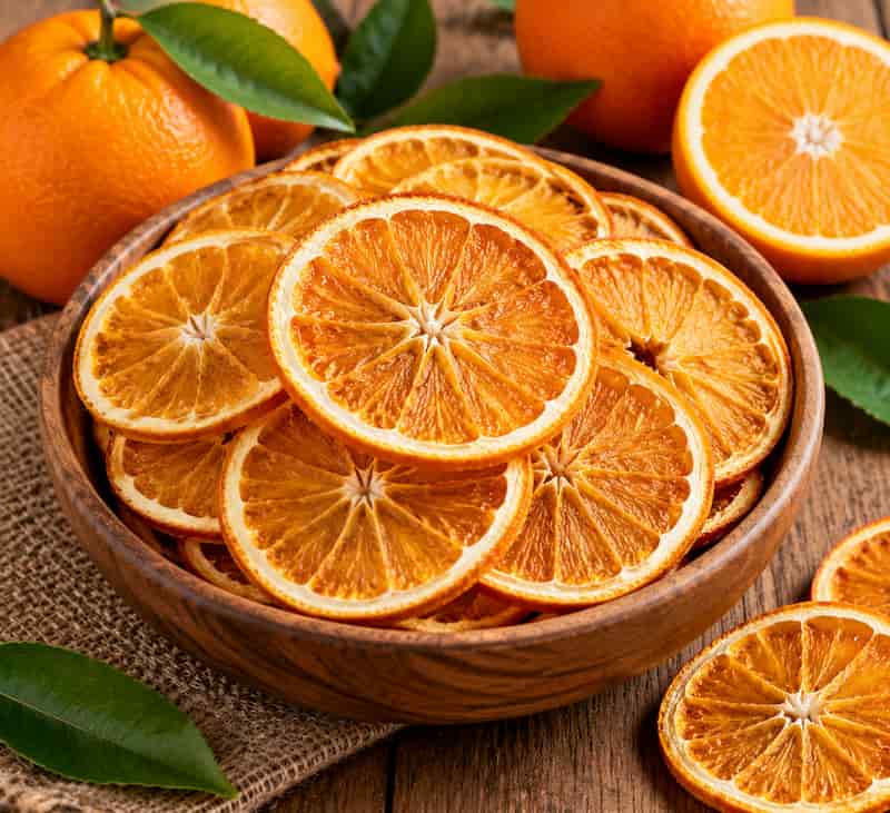 میوه خشک پرتقال طبیعی با عطر دلنشین و طعم عالی